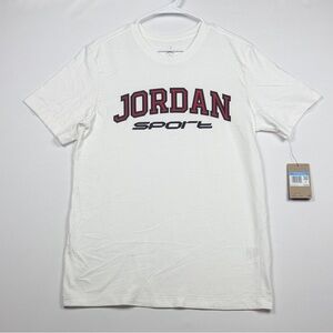 Jordan Sport White and Red Tee Men’s medium NWT